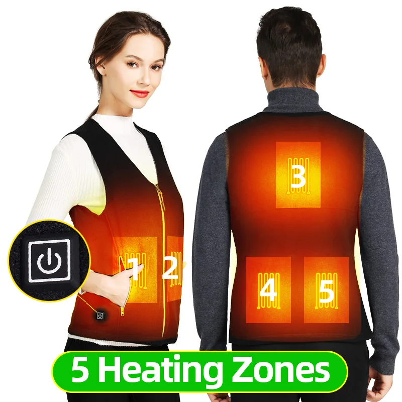 Fleece Heated Vest Men - Image 2
