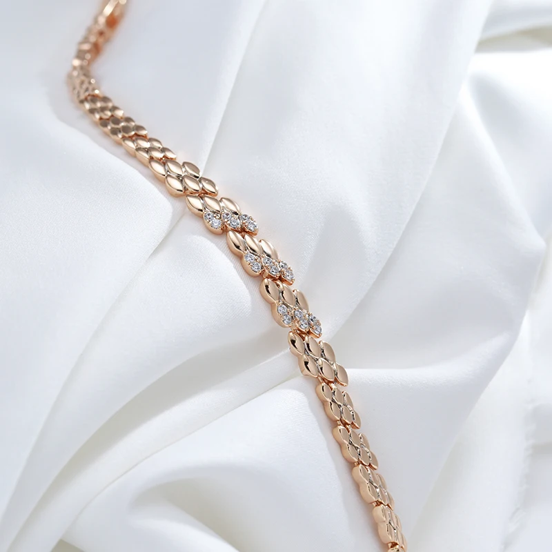 Rose Gold Color Bracelet For Women - Image 5