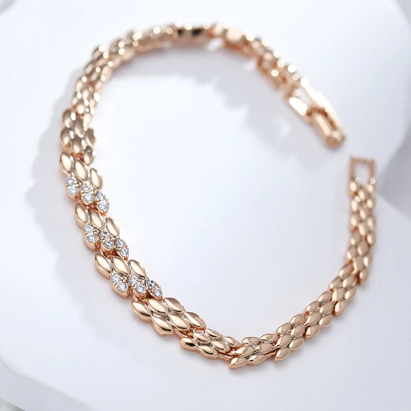 Rose Gold Color Bracelet For Women - Image 3